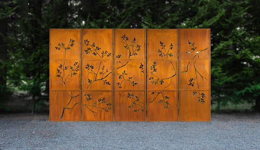 Tree & Branches Privacy Screens, Metal Garden Art, Metal Yard Art, Large Garden Art, Privacy Panels